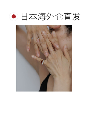 日本直邮SMELLY so' 女士 烟灰色石英石小指戒指 SM269302244011