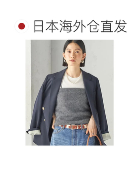 日本直邮SHIPS 30毫米磨砂皮腰带 棕色