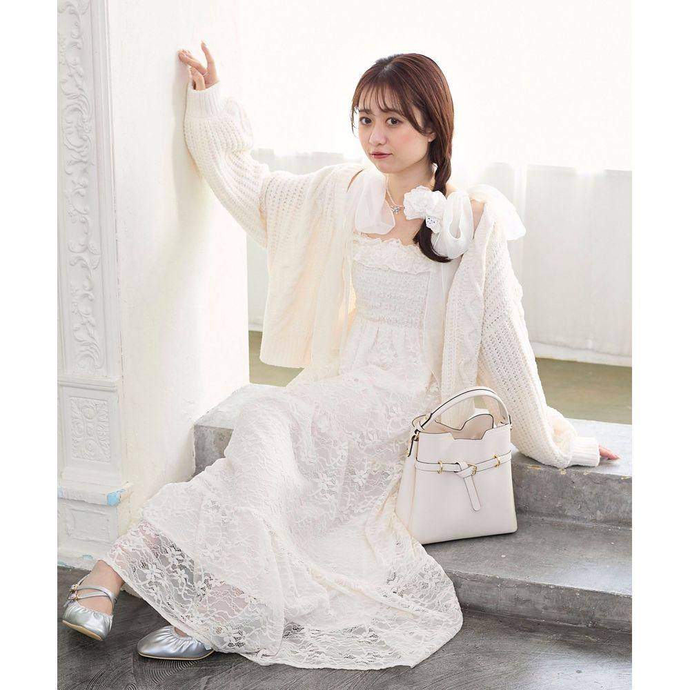 1h可退 日本直邮MAJESTIC LEGON 女装 2way肩带蝴蝶结吊带裙 宽松,淘宝优惠券,粉丝福利购,淘宝优惠卷