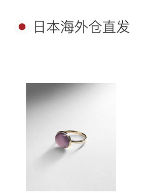 日潮跑腿COCOSHNIK 紫玉髓椭圆形凸圆形戒指 12配饰