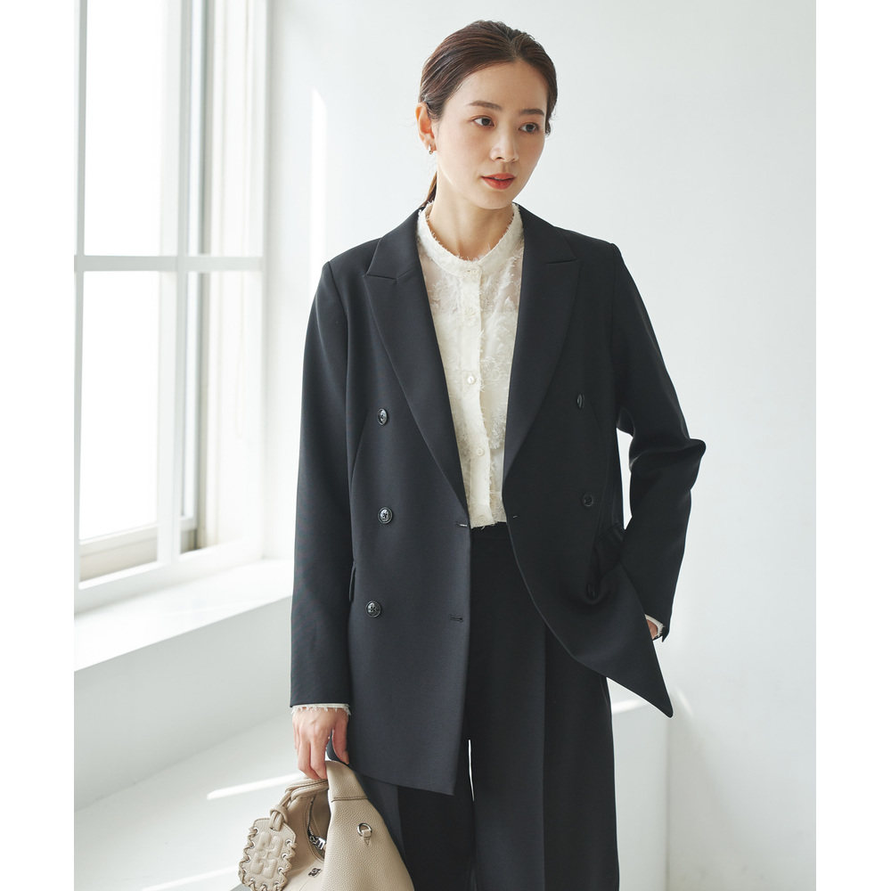 1h可退 日本直邮URBAN RESEARCH 女士 宽松双排扣西装外套 金色纽,淘宝优惠券,粉丝福利购,淘宝优惠卷