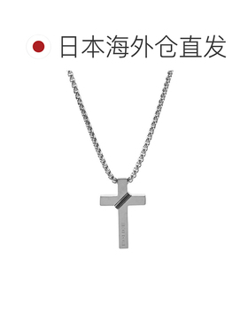 日本直邮POLICE 男士项链 CROSSBOND十字架设计GN0082002银色配饰