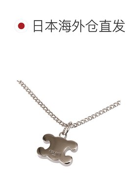 日本直邮CELINE“Triomphe 莱茵石项链”黄铜和水晶无镍项链（银4