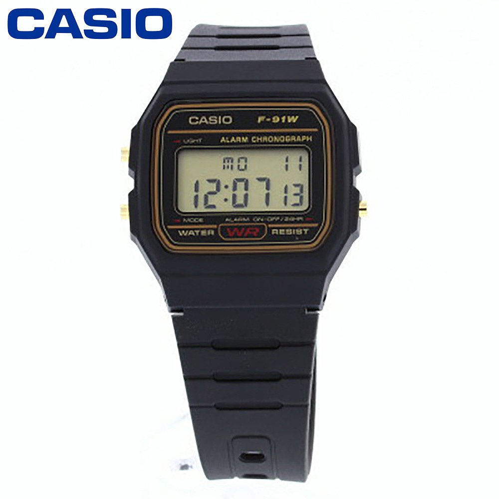 日潮跑腿CASIO 卡西欧 石英 F-91WG-9 手表 - 图2