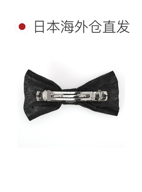 日本直邮CHANEL 发夹带 Coco Mark 和 CC 标志薄纱丝带发饰（黑色
