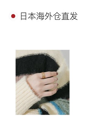 1h可退 日本直邮官方授权 SMELLY 不锈钢渐变波浪线戒指