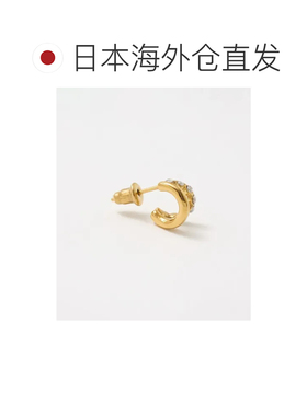 日本直邮UNITED ARROWS green label relaxing 立方体双线耳环 金