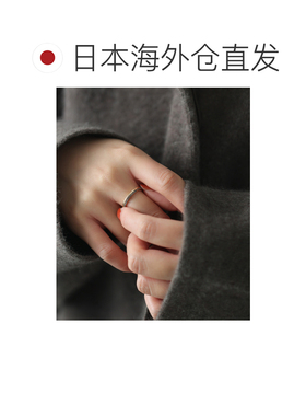 日本直邮Lilas 女士 双圈黑钻戒指 K10黄金 26111202710570配饰
