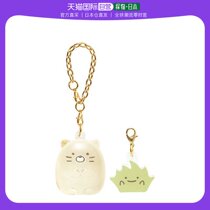 (Japan Direct Mail) San-X Keyring Key Button Couple Corner Bio Series Banana Cat Weed