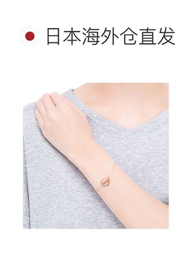 日潮跑腿MIKIMOTO御木本18K玫瑰金钻石手镯玫瑰花瓣坠手链时尚嵌