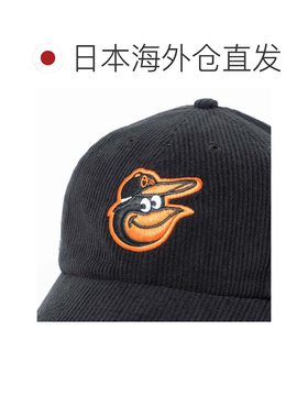 日本直邮NEW ERA 灯芯绒棒球帽 保暖柔软 男女通用黑色 BRAND配饰