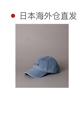 日本直邮Calvin Klein M 卡尔文克莱因标志刺绣帽子牛仔帽帽丹宁