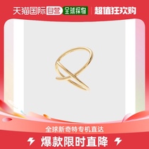 Day Tide Run Leg COCOSHINIK Silver Gold Plated Arched Cross Ear Clip (single ear used) 00