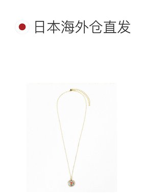 1h可退 日本直邮Ray BEAMS Epo 花卉图案硬币项链气质