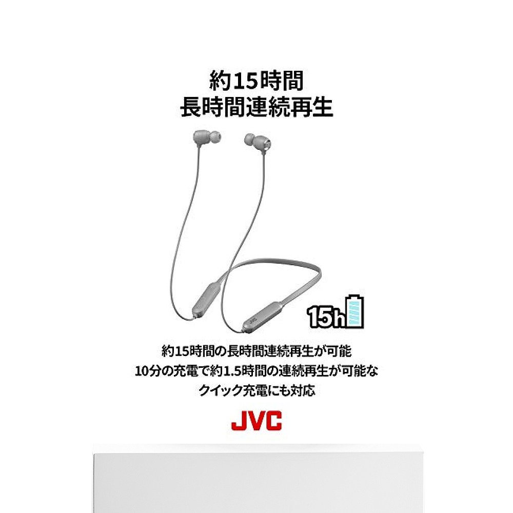天猫国际日本直购日本直邮杰伟世JVC XX系列颈挂式蓝牙耳机 重低音防水防尘 蓝绿色3
