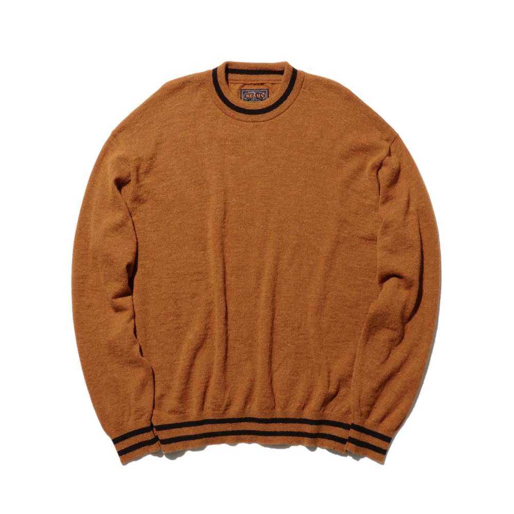 1h可退 日本直邮BEAMS PLUS男装宽松版型羊驼毛14G圆领针织衫 半,淘宝优惠券,粉丝福利购,淘宝优惠卷