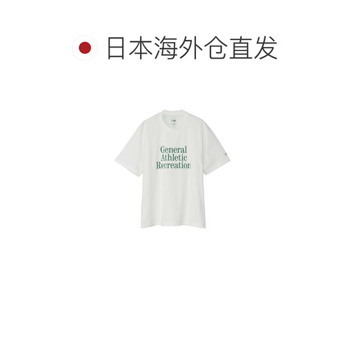 日本直邮THE NORTH FACE GAR 字体白色短袖T恤速干北面 WG - 图1