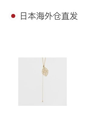 日本直邮日潮 agete 阿卡朵K10项链吊坠黄色 均码饰品