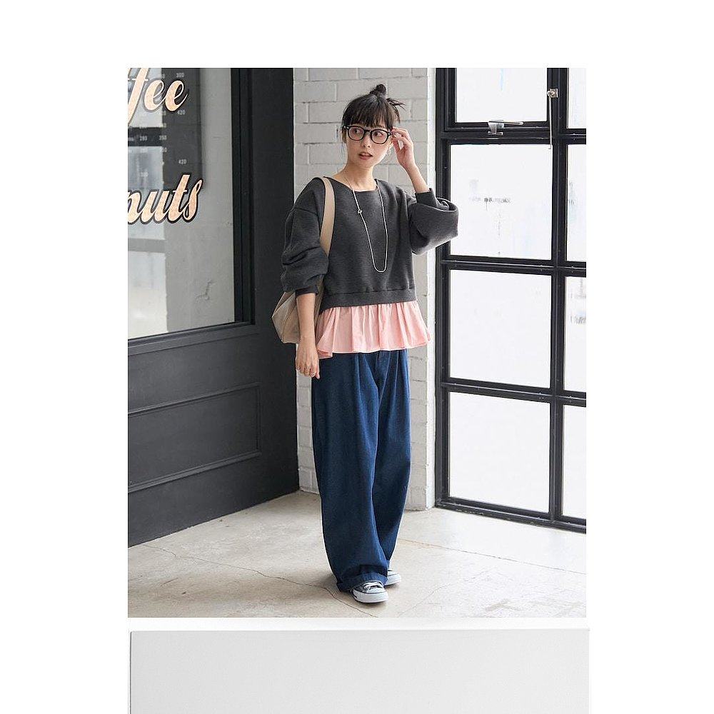 1h可退 日本直邮官方授权 FREAK'S STORE 加绒拼接衬衫卫衣上衣,淘宝优惠券,粉丝福利购,淘宝优惠卷