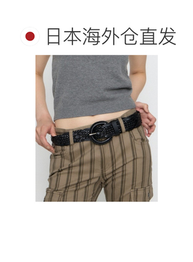 日本直邮LAGUA GEM 女士 编织风仿皮腰带 510JAM5【付后1h可退】