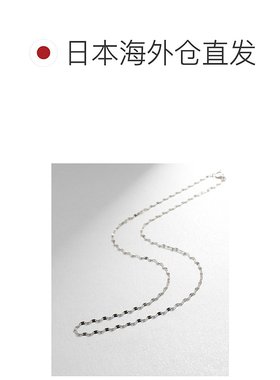 日潮跑腿COCOSHNIK 铂金花朵十字链项链 40叠戴银色