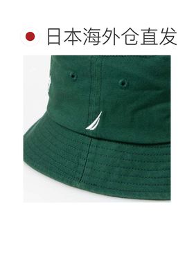 日本直邮COLLEGE LOGO 渔夫帽 绿色