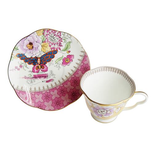 【日本直邮】WEDGWOOD威基伍德蝶恋花咖啡杯碟骨瓷杯子陶瓷茶具 - 图2