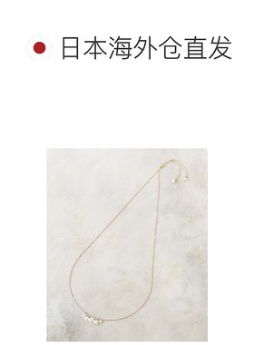 1h可退 日本直邮OPAQUE.CLIP 女士 2WAY可调节仿珍珠滑动项链 C71