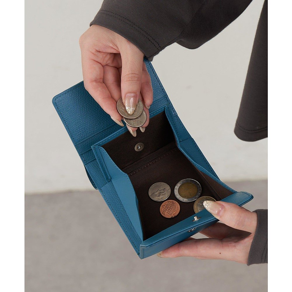 1h可退 日本直邮官方授权 russet 金属牌装饰牛皮长款钱包 - 图2