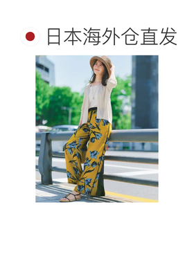 日本直邮23区 纸草刀刃边饰帽 深棕色系草帽