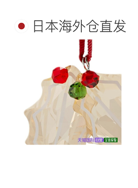 日本直邮SWAROVSKI Holiday Cheers Gingerbread Holly Ornament