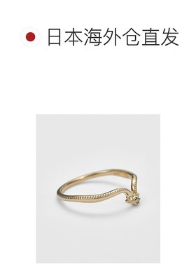 1h可退 日本直邮agete 阿卡朵 女士 K5钻石戒指 独特平衡设计 日