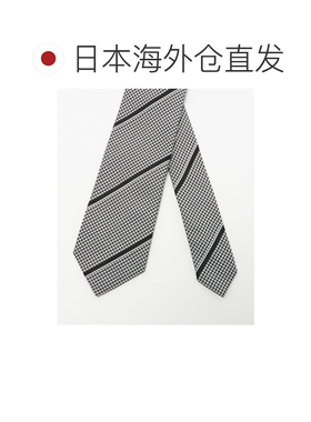 日本直邮UNITED ARROWS 男士 经典犬牙纹斜条纹领【付后1h可退】