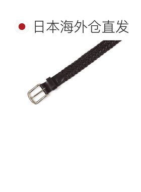 日本直邮GLENROYAL J2-0029 网眼皮带 35mm 棕色 马缰革