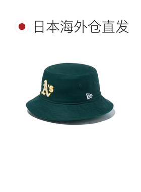 日本直邮NEW ERA MLB 棒球帽奥克兰运动家队 01款双面戴 深绿色/