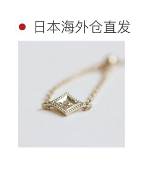 1h可退 日本直邮cui-cui 钻石链条戒指 K10YG 759887