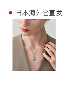 日本直邮agete 阿卡朵 女款 白托帕石钻石吊坠 10【付后1h可退】