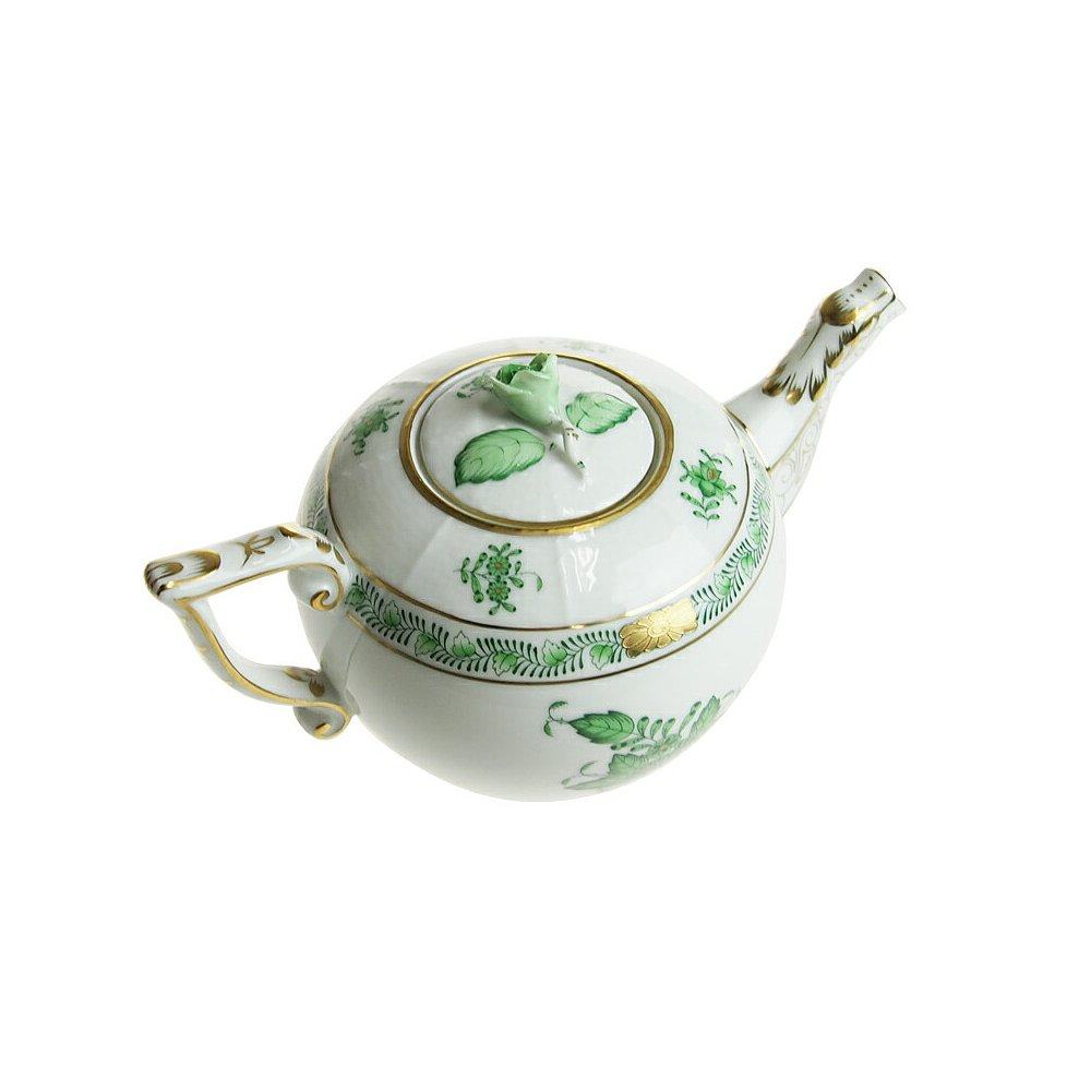 日本直邮HEREND 赫伦德 AV 紫藤绿 茶壶迷你 608陶瓷便携阿波,淘宝优惠券,粉丝福利购,淘宝优惠卷