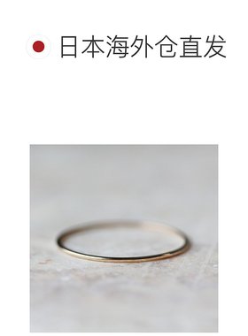 1h可退 日本直邮cui-cui K10YG 黄金纤细戒指 755457