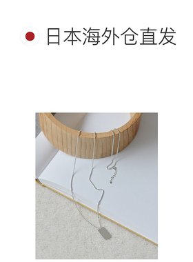 1h可退 日本直邮ear PAPILLONNER 女士 名字牌项链 球链设计 银92