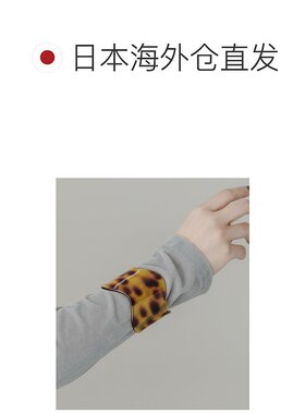 1h可退 日本直邮SMELLY 女士 宽版玳瑁纹手镯 个性切割设计 SMA62