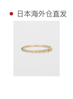 日本直邮agete 阿卡朵 女士K10钻石戒指 10242111455