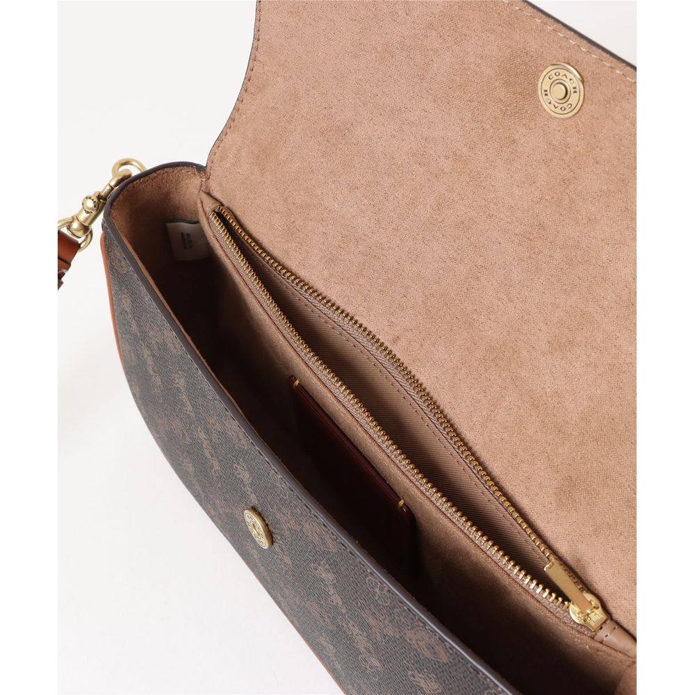 1h可退 日本直邮COACH 蔻驰 女士马车印花翻盖链条包 CAN92 B4TXN,淘宝优惠券,粉丝福利购,淘宝优惠卷