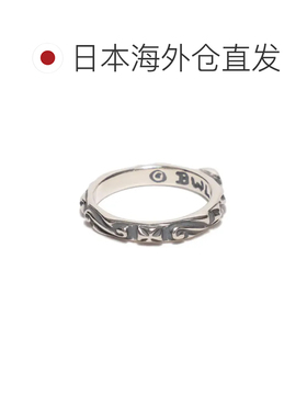 1h可退 日本直邮Bill Wall Leather 男士银925十字架戒指 简约时