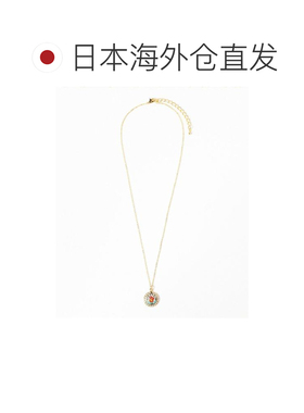 1h可退 日本直邮Ray BEAMS Epo 花卉图案硬币项链气质吊坠