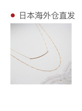 1h可退 日本直邮cui-cui 双链条黄金项链 K10YG 782573