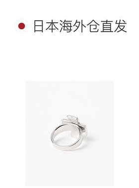 1h可退 日本直邮Ray BEAMS 十字扣环戒指叠戴绿松石配饰个性