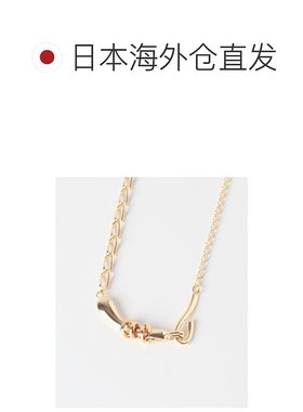 1h可退 日本直邮Lapuis 女士 Flow Coil 系列造型锁骨链 LWA72542