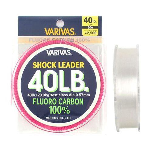 日本直邮Varivas Shock Leader 氟碳 30m 40lb 自然色 - 图2