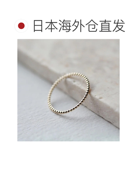 1h可退 日本直邮cui-cui K10YG黄金指环 简约设计可叠戴 756295